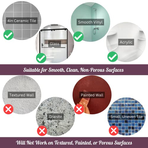 Safe-er-Grip Safe-er-Grip Changing Lifestyles Suction Cup Grab Bars for Bathtubs & Showers; Safety Bathroom Assist Handle, White, 12 inches